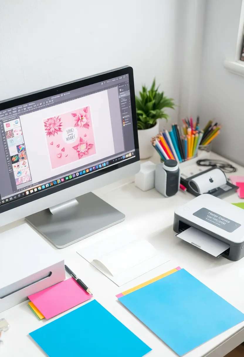 28 Card Craft Ideas That Make Handmade Greeting Cards Special - 28. Digital Card Crafting