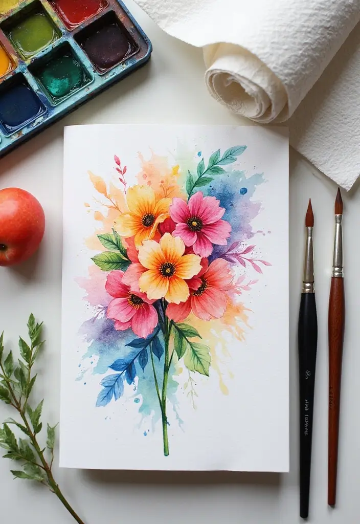 28 Card Craft Ideas That Make Handmade Greeting Cards Special - 3. Hand-Painted Watercolor Cards