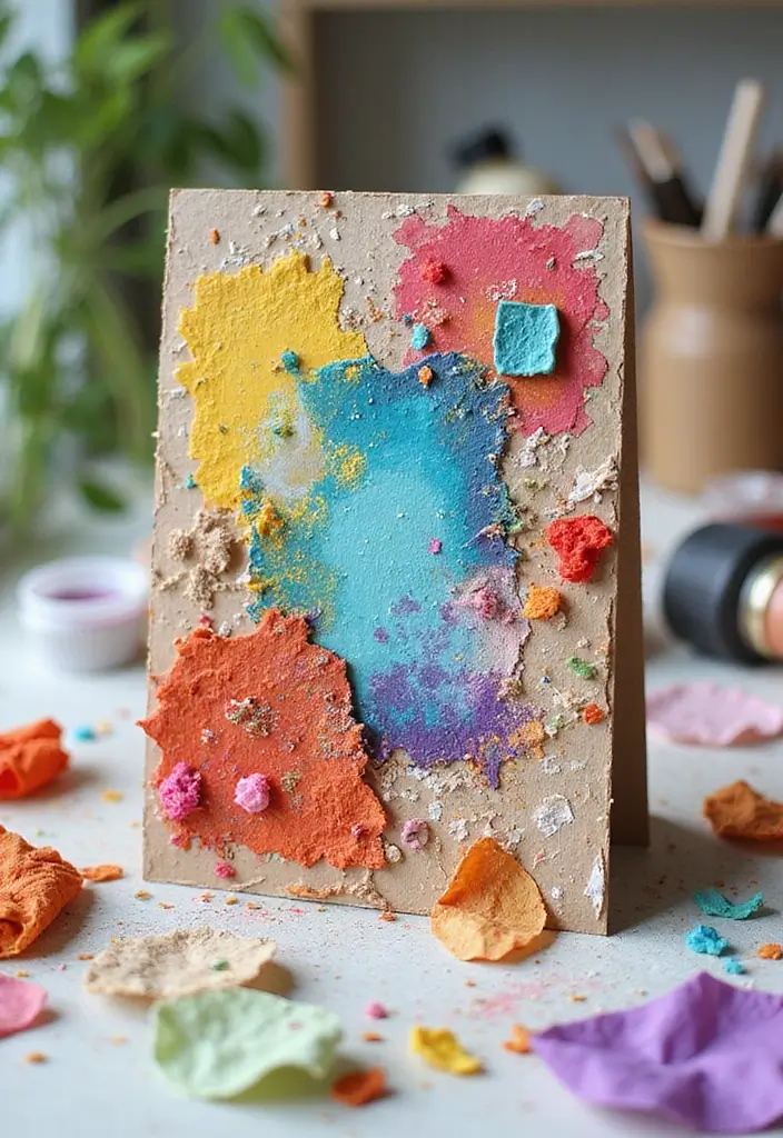 28 Card Craft Ideas That Make Handmade Greeting Cards Special - 9. Mixed Media Greeting Cards