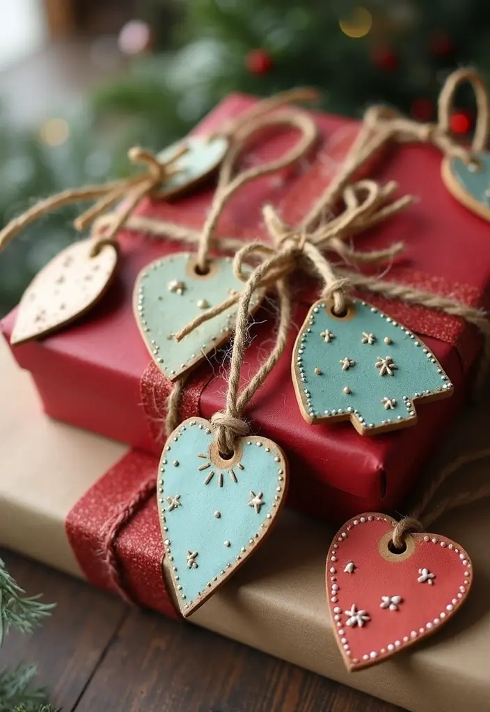 28 Clay Craft Ideas Aesthetic That Make Handmade Art Stylish - 21. Clay Gift Tags