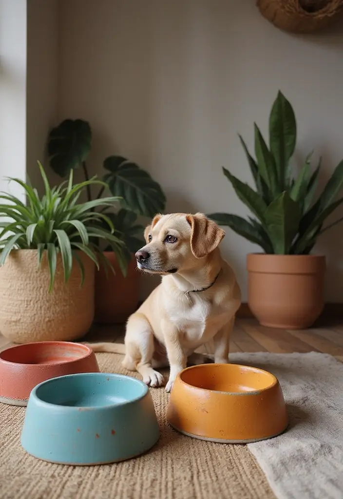 28 Clay Craft Ideas Aesthetic That Make Handmade Art Stylish - 24. Clay Pet Bowls