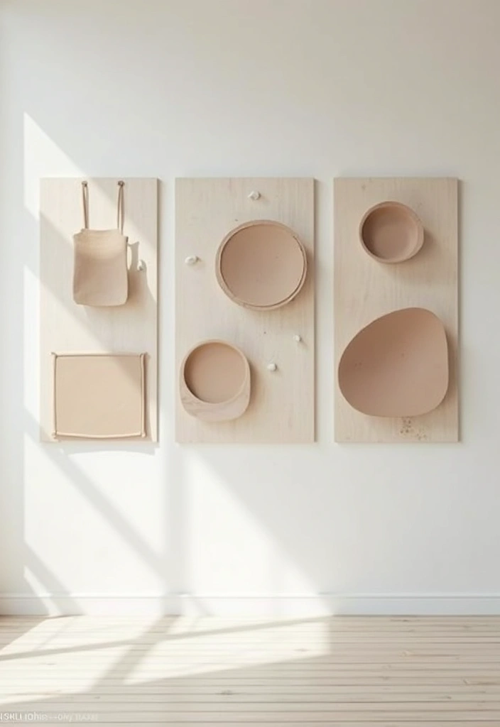 28 Clay Craft Ideas Aesthetic That Make Handmade Art Stylish - 4. Minimalist Clay Wall Art