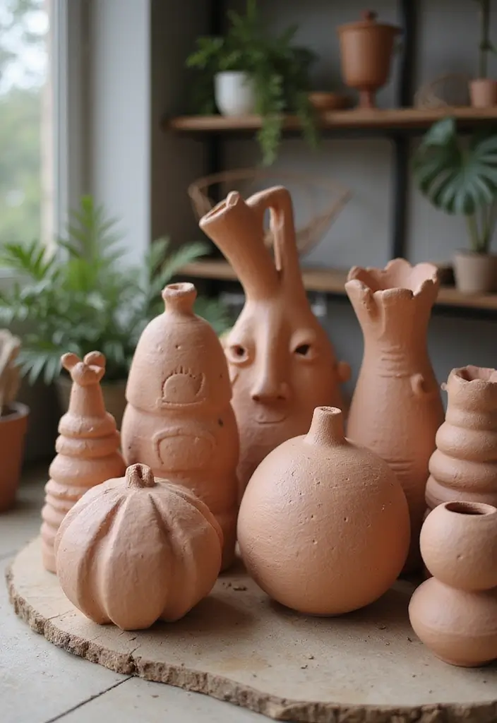 28 Clay Craft Ideas Aesthetic That Make Handmade Art Stylish - 7. Clay Sculptures