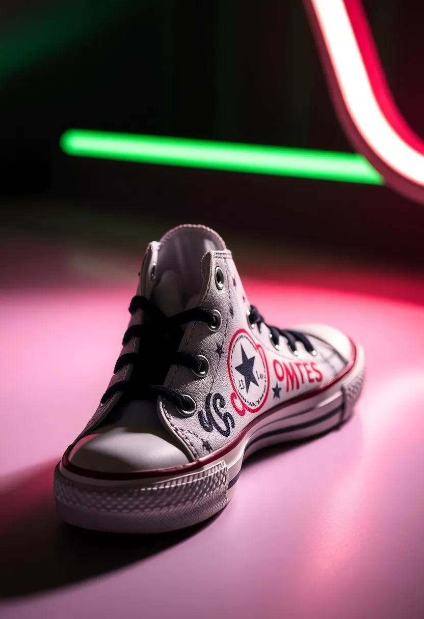 28 Converse Decoration Ideas That Personalize Sneakers Creatively - 24. Personalized Initials