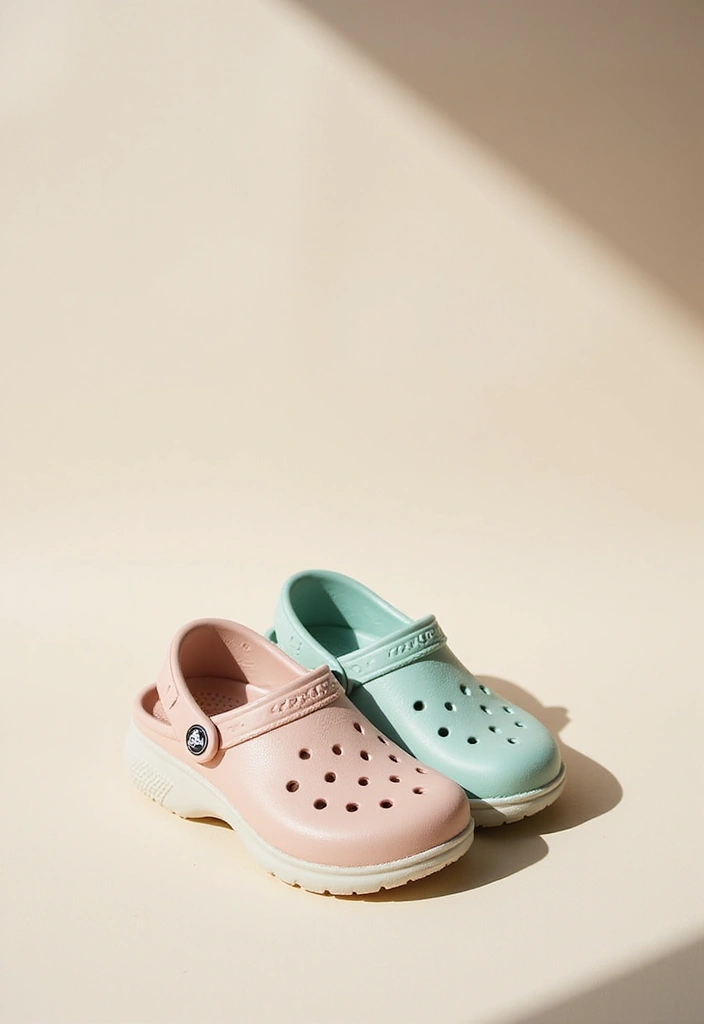 28 Crocs Painting Ideas That Turn Shoes Into Fun Statement Pieces 106 28 Crocs Painting Ideas That Turn Shoes Into Fun Statement Pieces - 22. Minimalist Chic