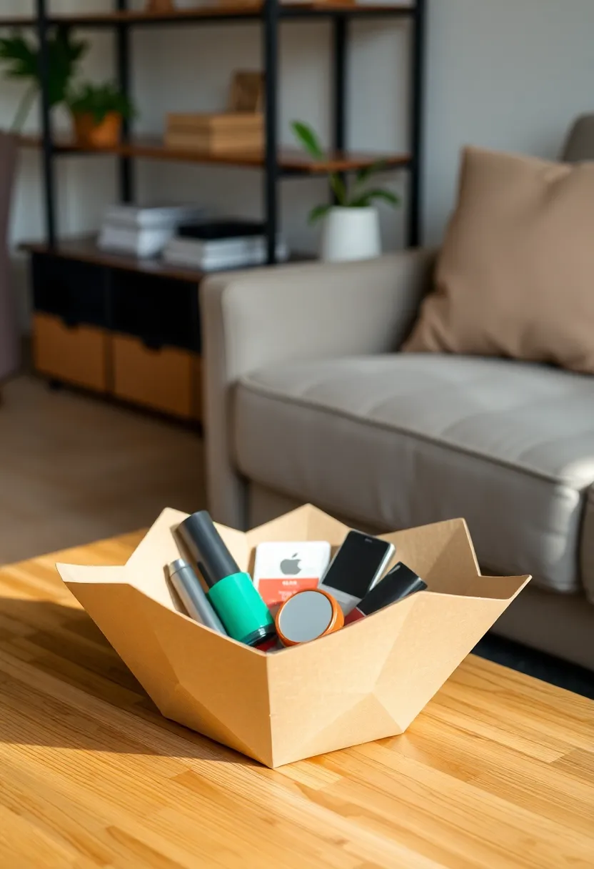 28 DIY Cardboard Box Ideas That Transform Recycled Materials - 15. Decorative Bowls