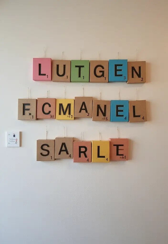 28 DIY Cardboard Box Ideas That Transform Recycled Materials - 21. Cardboard Channel Letters
