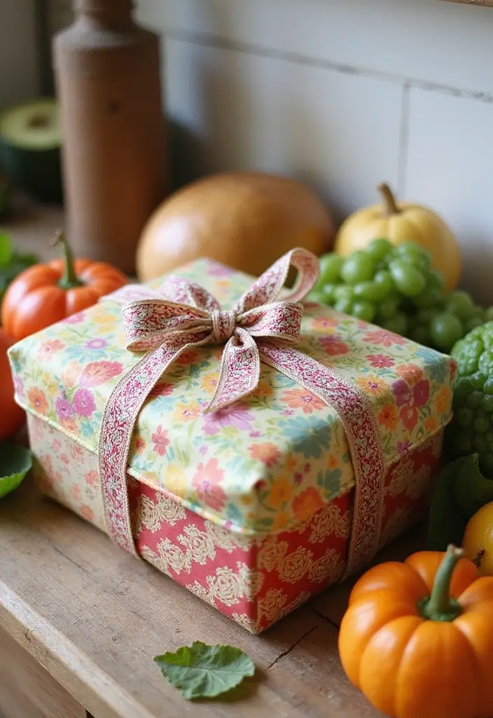 28 DIY Recipe Box Ideas That Keep Family Recipes Organized - 4. Fabric Covered Recipe Box