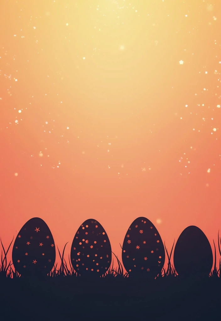 28 Easter Eggs Painting Ideas That Are Fun and Festive for All Ages - 12. Silhouette Designs