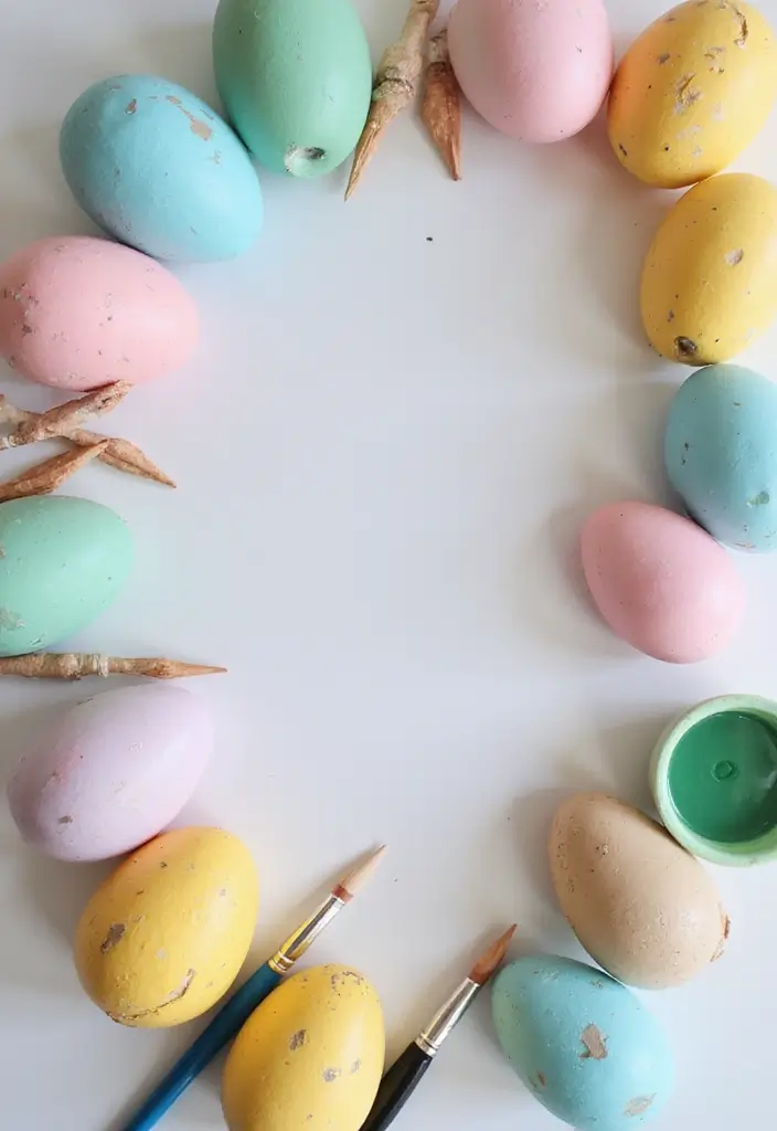28 Easter Eggs Painting Ideas That Are Fun and Festive for All Ages - 16. Clay-Molded Eggs