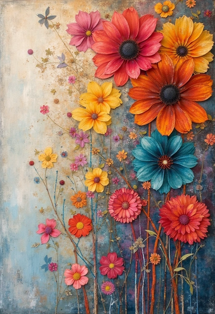 28 Fabric Decoration Ideas That Upgrade Your Crafts and DIY Projects - 1. Upcycled Fabric Wall Art