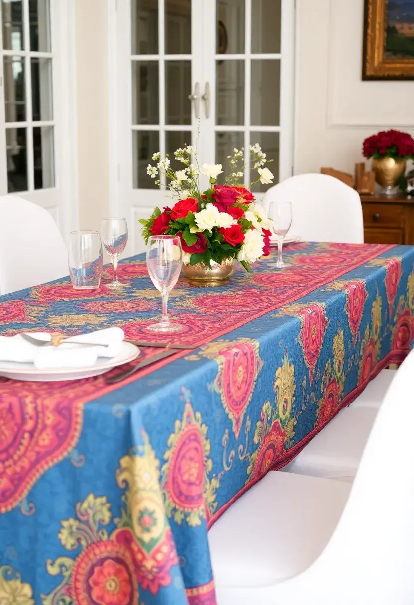 28 Fabric Decoration Ideas That Upgrade Your Crafts and DIY Projects - 24. Fabric Tablecloths