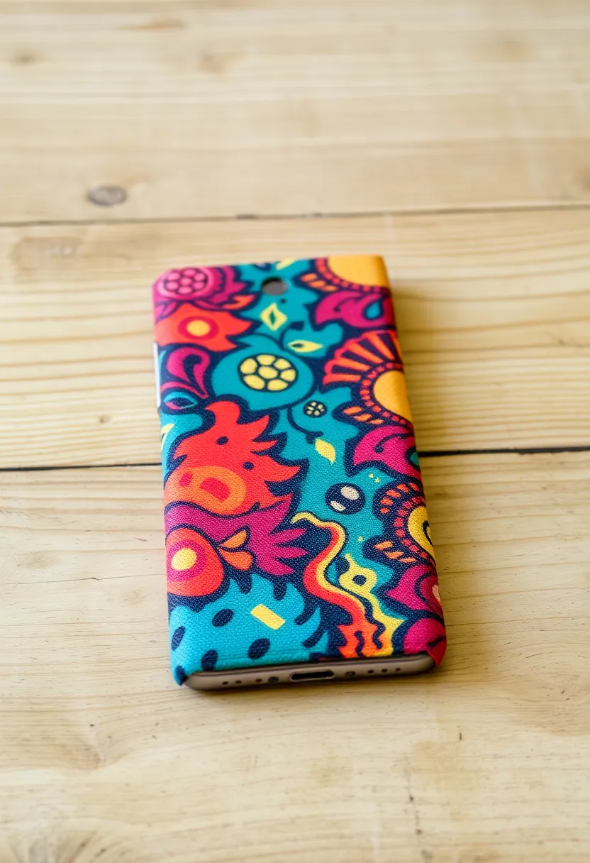 28 Fabric Decoration Ideas That Upgrade Your Crafts and DIY Projects - 26. Fabric Phone Cases