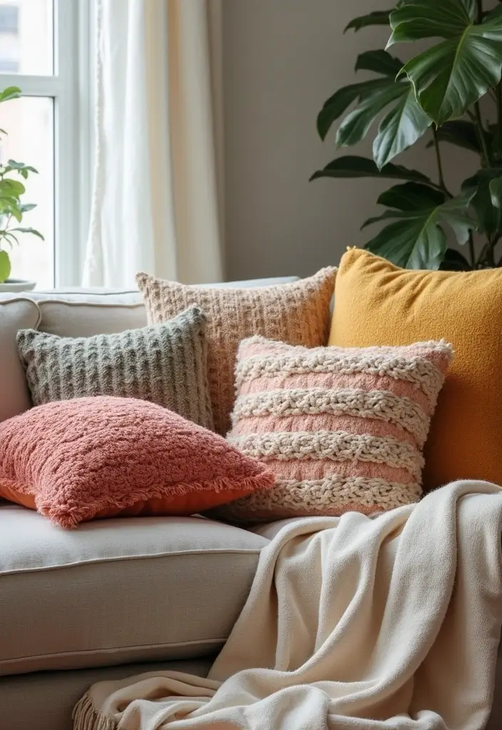 28 Fabric Decoration Ideas That Upgrade Your Crafts and DIY Projects - 4. Customized Throw Pillows