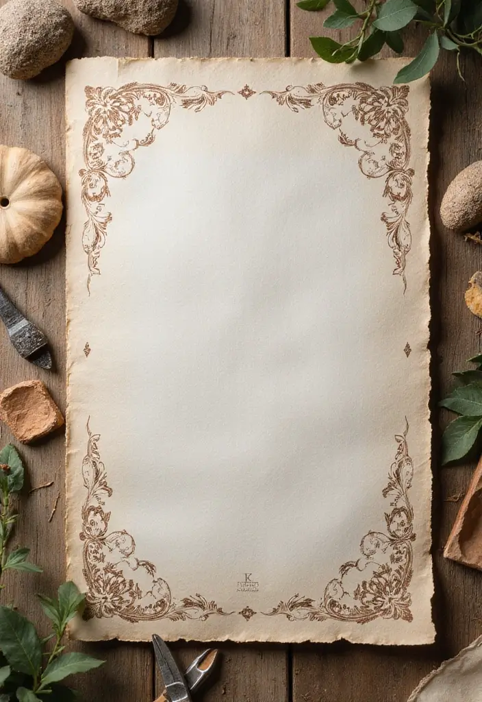 28 File Cover Decoration Ideas That Personalize Office Supplies Creatively - 14. Handmade Paper Covers