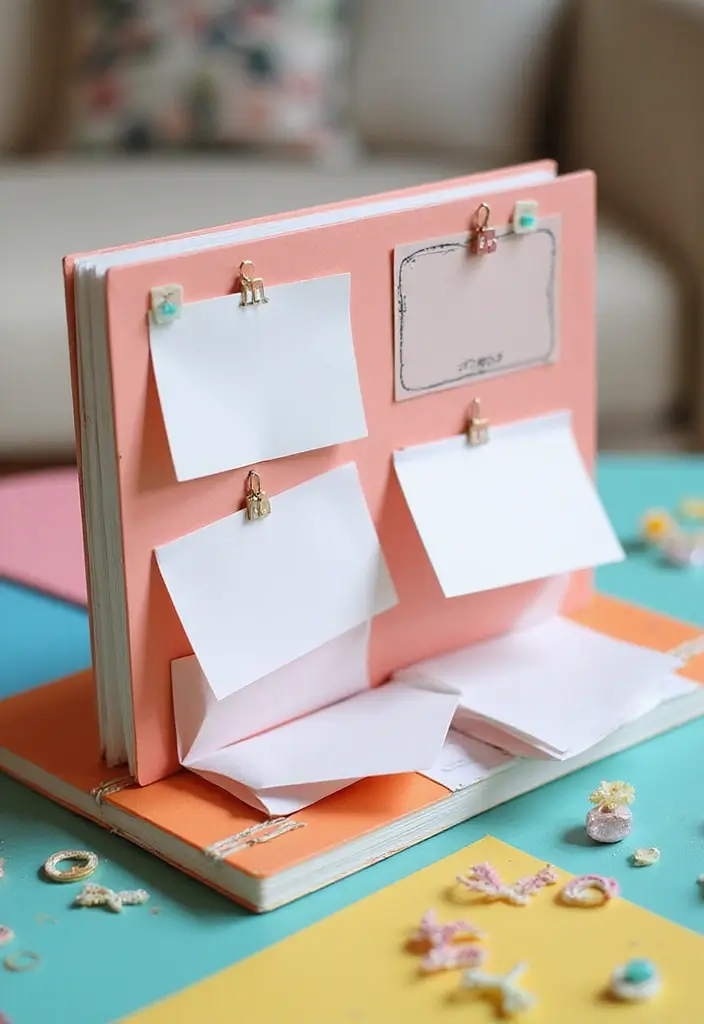 28 File Cover Decoration Ideas That Personalize Office Supplies Creatively - 24. Interactive Flip Covers