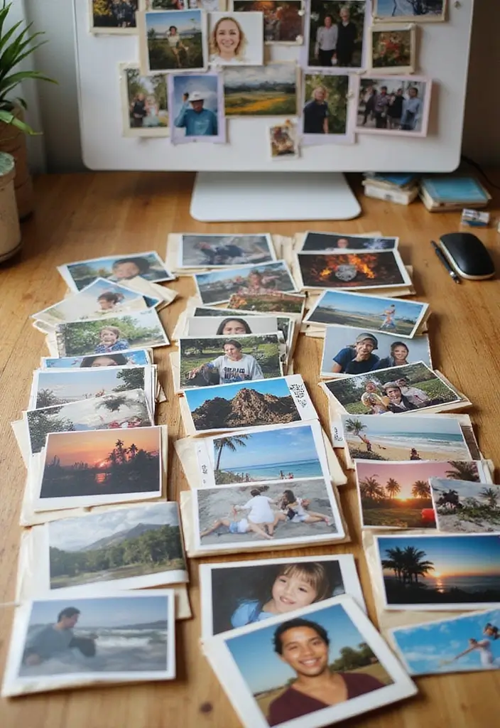 28 File Cover Decoration Ideas That Personalize Office Supplies Creatively - 5. Personalized Photo Collage