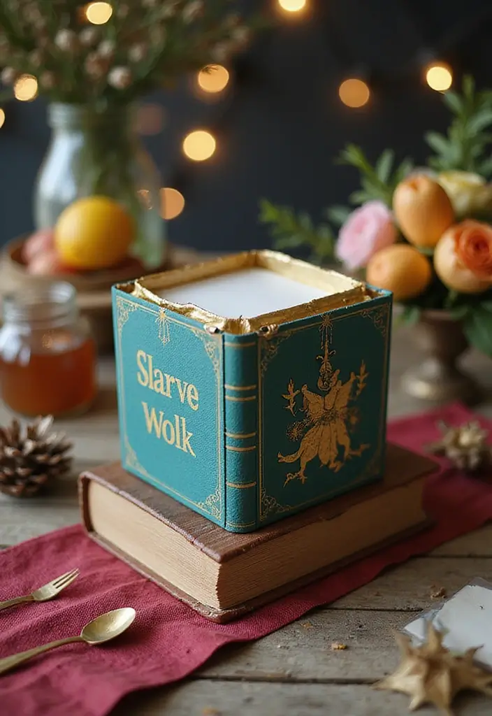 28 Grad Card Box Ideas That Celebrate Milestones Creatively - 17. The Fantasy Storybook Card Box