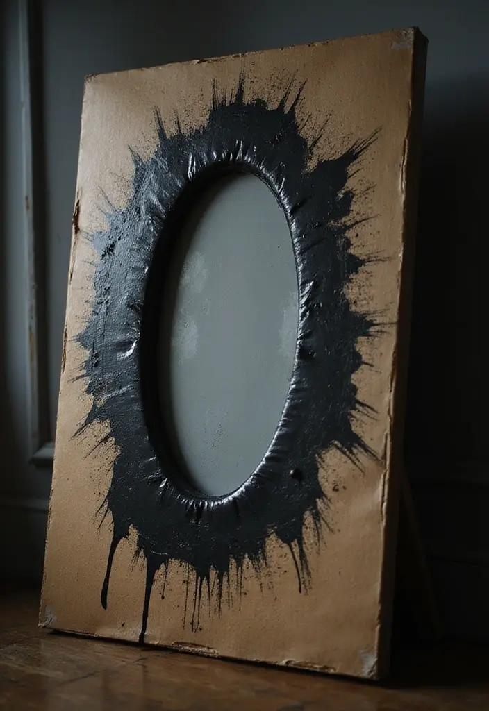 28 Halloween Craft Ideas That Make Spooky Fun Decorations - 25. Haunted Mirror