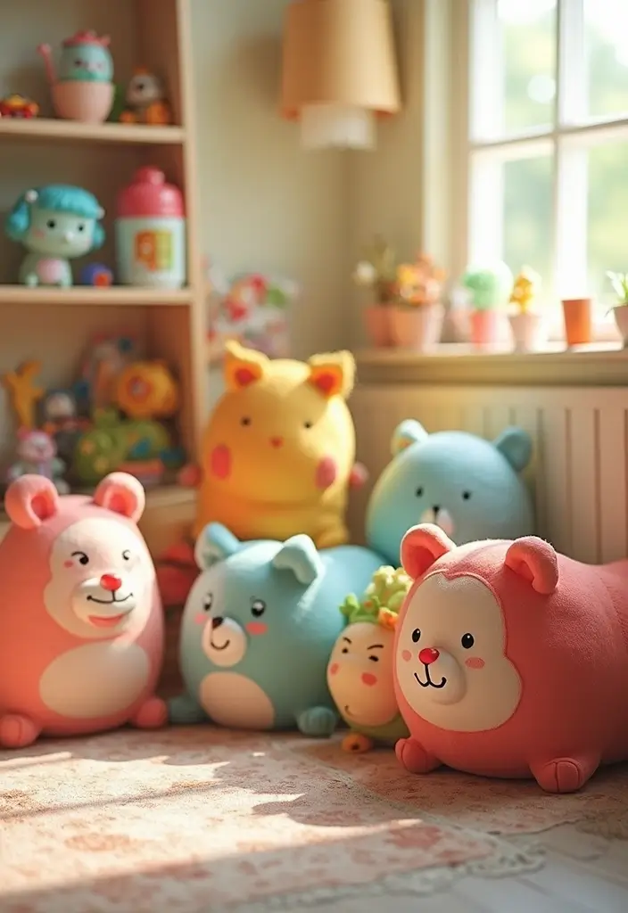 28 Homemade Toy Box Ideas That Make Playtime Creative - 19. Cute Animal Toy Bins