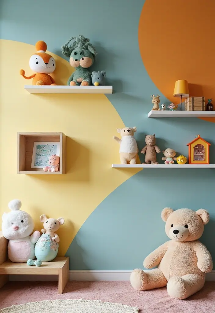 28 Homemade Toy Box Ideas That Make Playtime Creative - 21. Toy Storage Wall Art