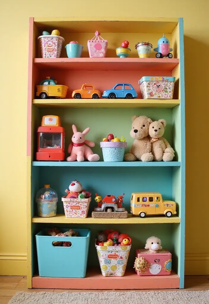 28 Homemade Toy Box Ideas That Make Playtime Creative - 4. Repurposed Bookshelf