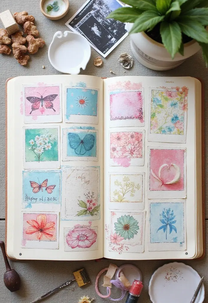 28 March Journal Ideas That Make Your Month Organized and Fun - 22. Spring Photobook Planning