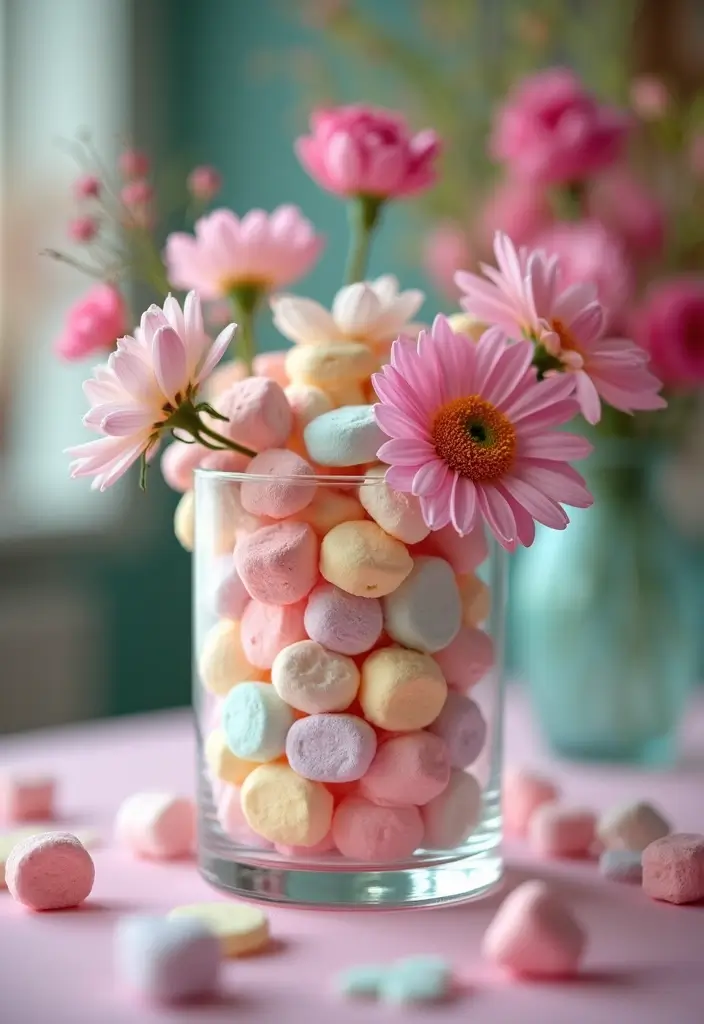 28 Marshmallow Decoration Ideas That Make Treats Fun and Decorative - 1. Marshmallow Centerpieces