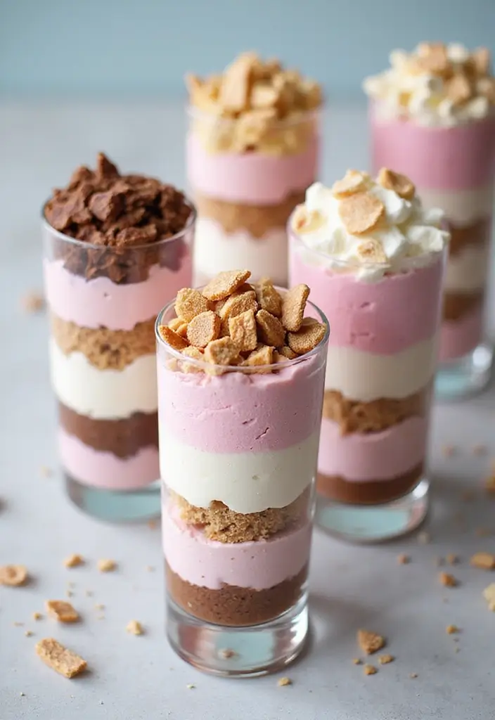 28 Marshmallow Decoration Ideas That Make Treats Fun and Decorative - 17. Marshmallow Dessert Shooters