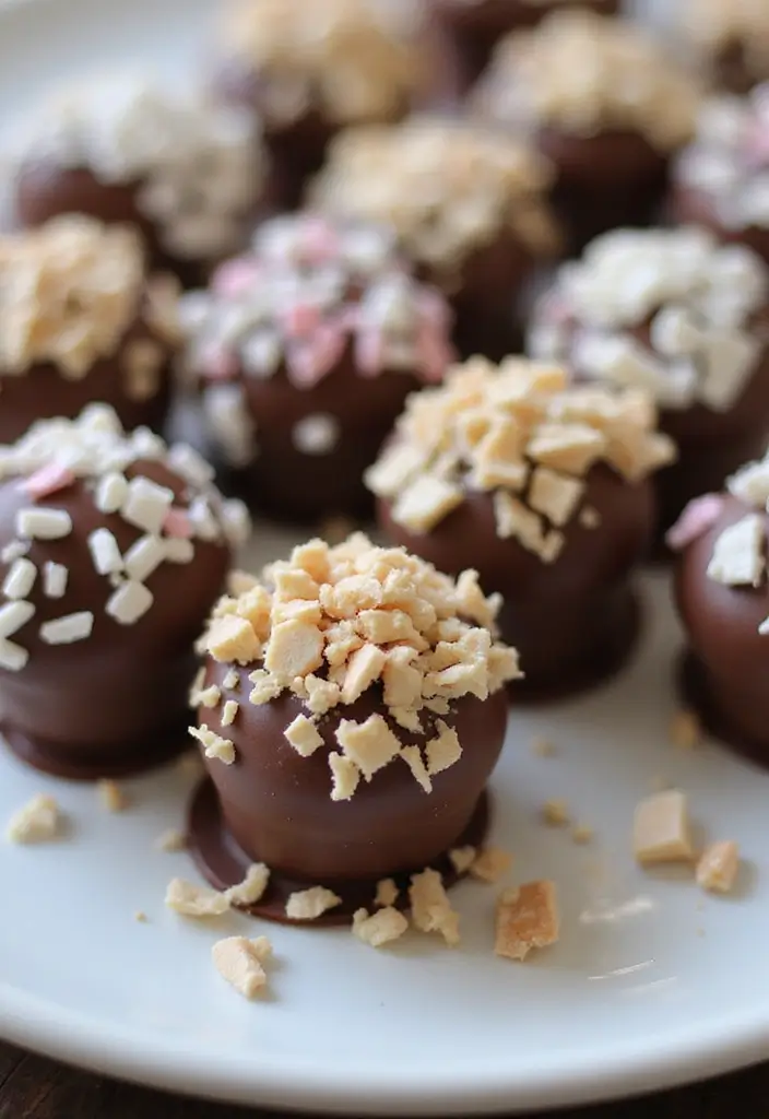 28 Marshmallow Decoration Ideas That Make Treats Fun and Decorative - 18. Chocolate-Dipped Marshmallows