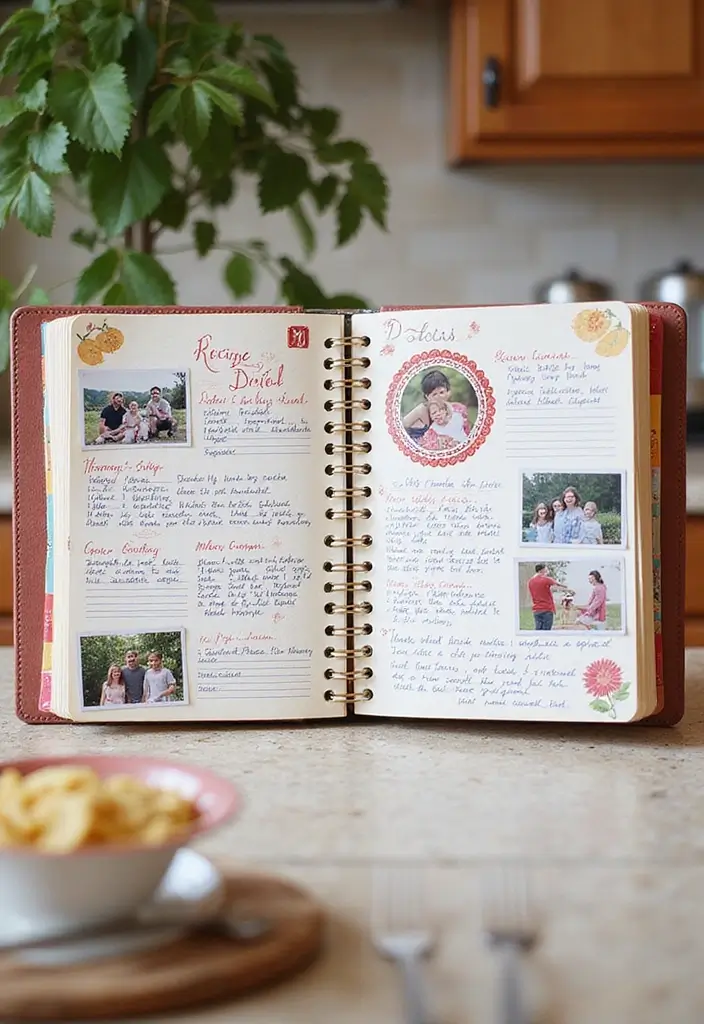 28 Memory Journal Ideas That Capture Moments Beautifully and Personally - 1. Family Recipe Journals