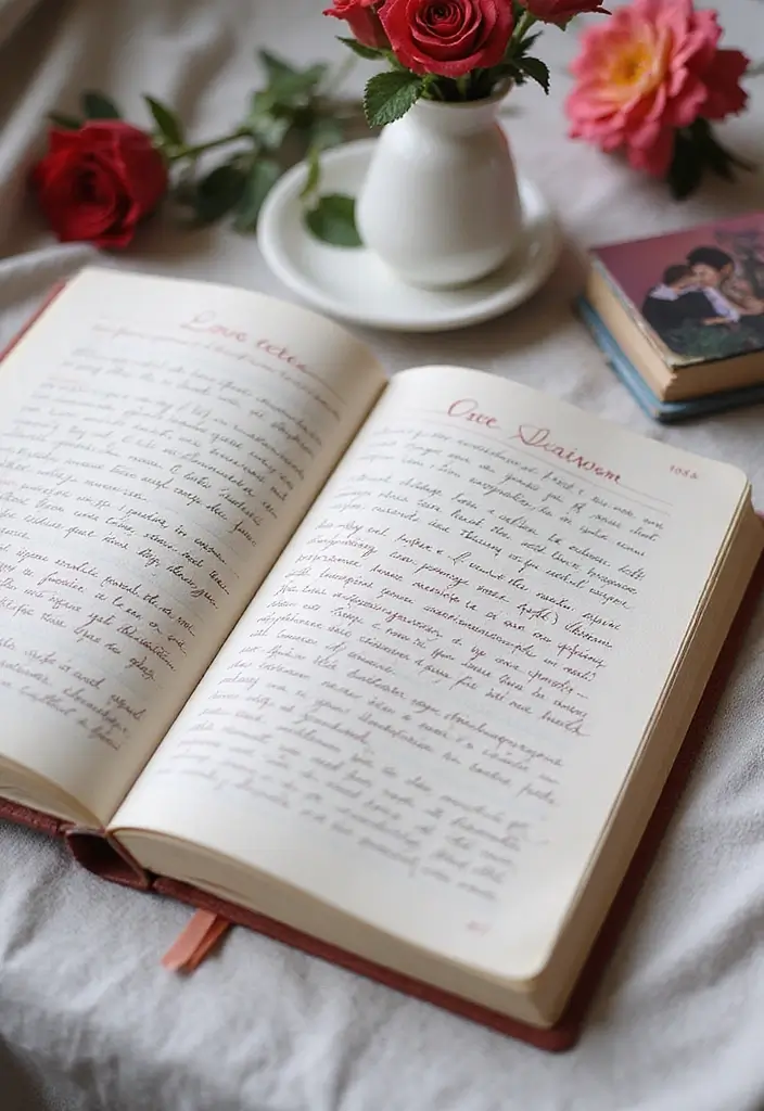28 Memory Journal Ideas That Capture Moments Beautifully and Personally - 11. Love Letters Journal
