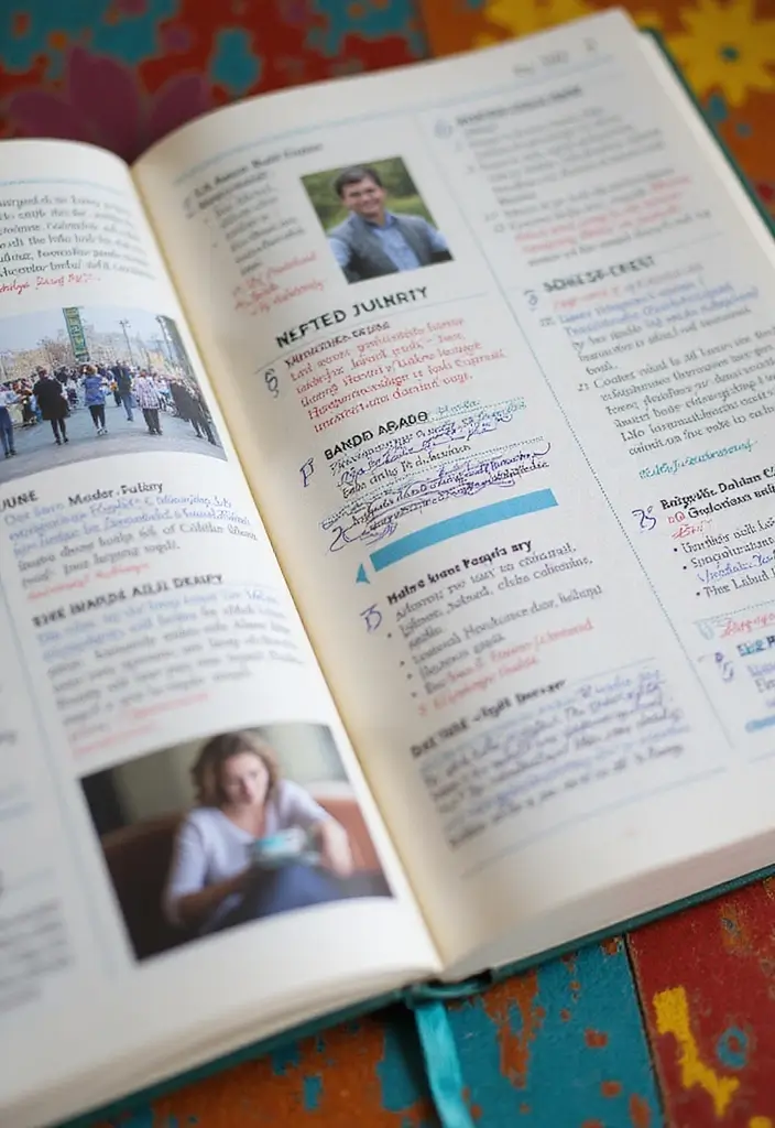 28 Memory Journal Ideas That Capture Moments Beautifully and Personally - 13. Year in Review Journal