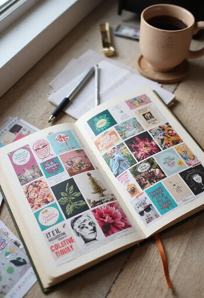 28 Memory Journal Ideas That Capture Moments Beautifully and Personally - 25. Vision Board Journal