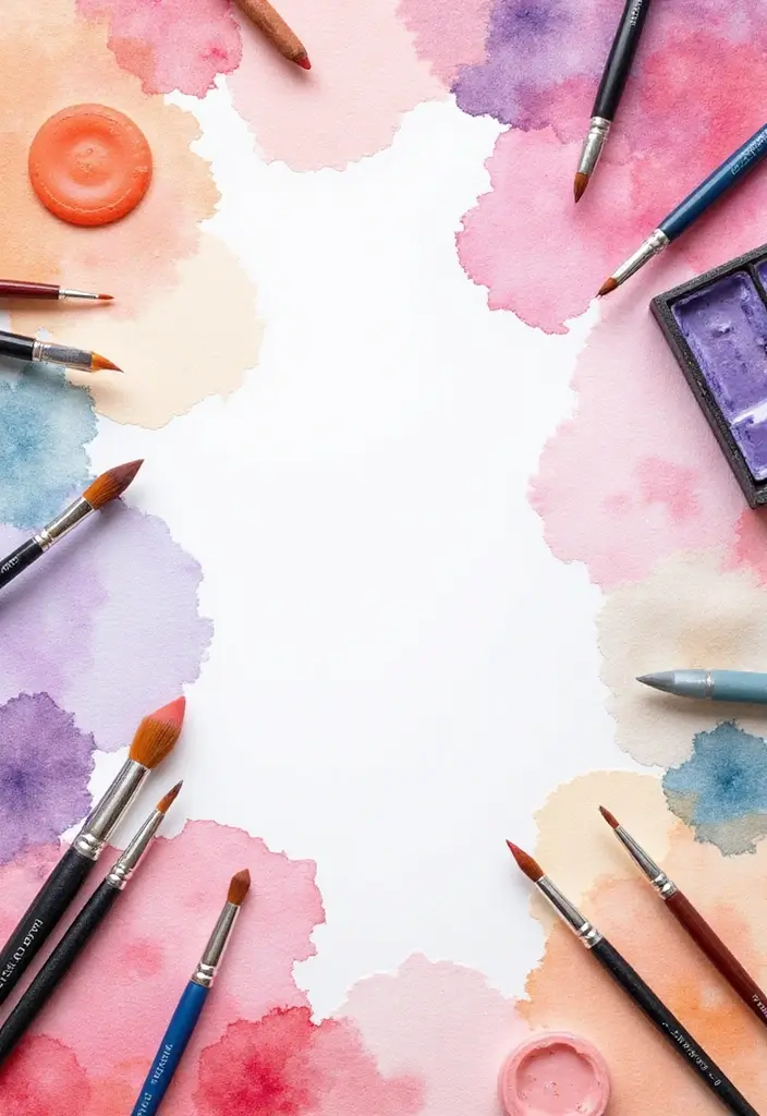 28 Mobile Cover Painting Ideas That Make Your Device Pop - 10. Watercolor Technique
