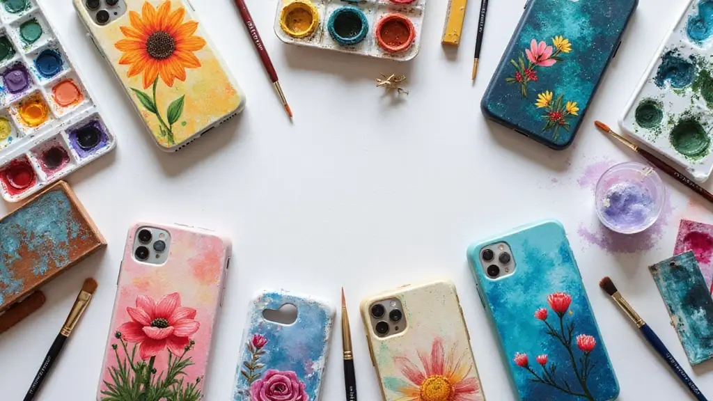 28 Mobile Cover Painting Ideas That Make Your Device Pop