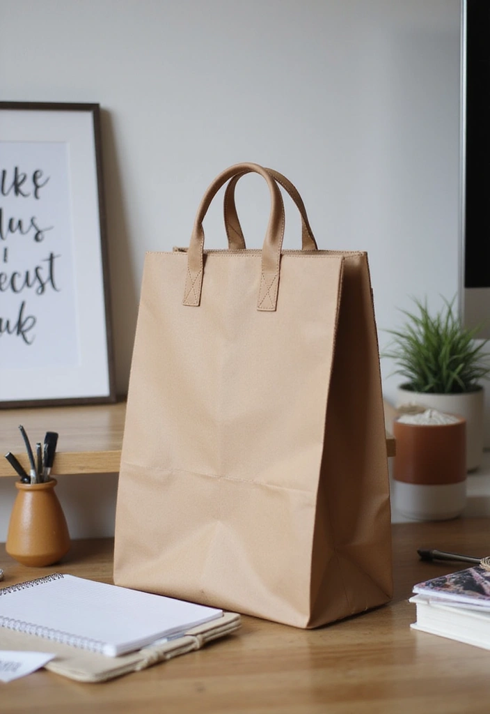 28 Paper Bag Decoration Ideas That Are Fun, Stylish, and Reusable - 28. Stylish Paper Bag Laptop Cases