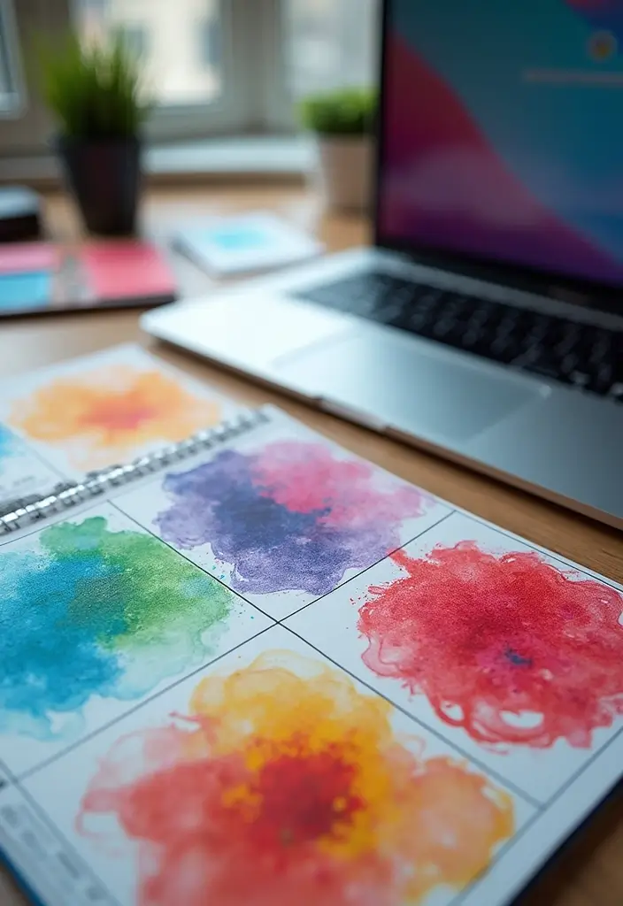 28 Project Sheet Decoration Ideas That Make School Work Fun and Pretty - 12. Digital Decor