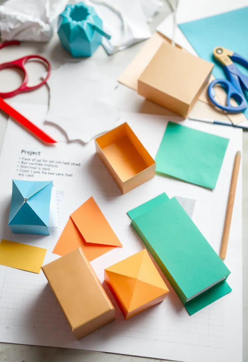 28 Project Sheet Decoration Ideas That Make School Work Fun and Pretty - 17. 3D Elements