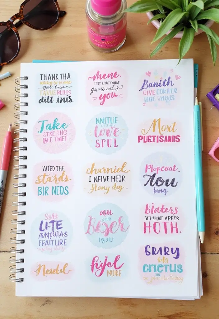 28 Project Sheet Decoration Ideas That Make School Work Fun and Pretty - 20. Inspirational Quotes