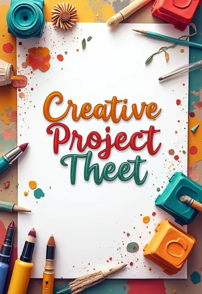 28 Project Sheet Decoration Ideas That Make School Work Fun and Pretty - 21. Creative Titles
