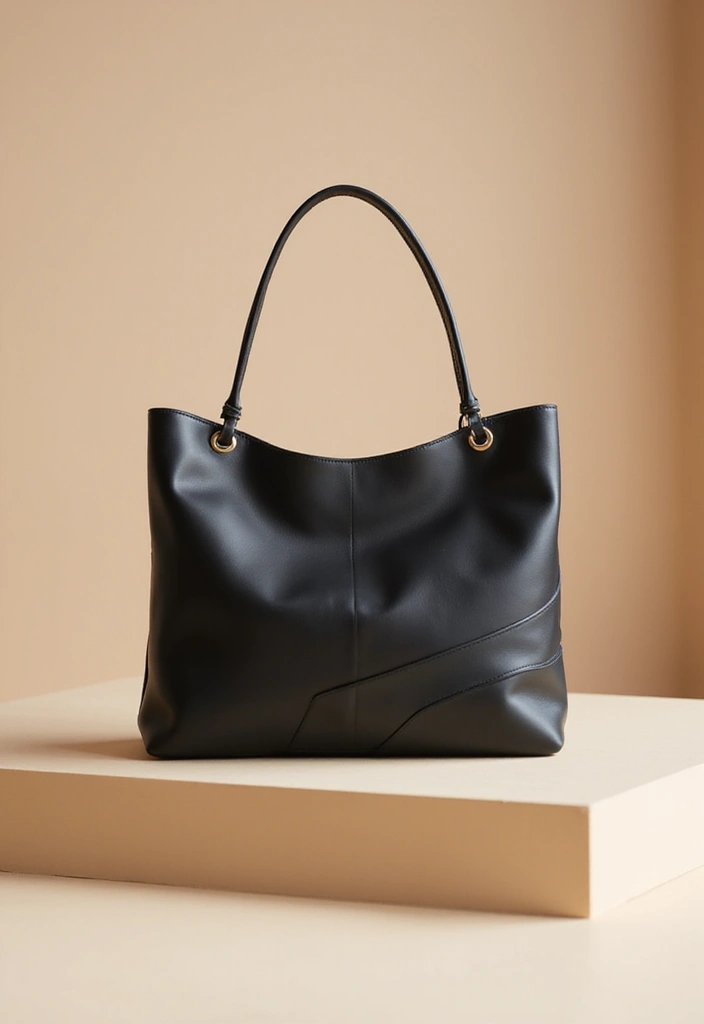 28 Purse Painting Ideas That Make Accessories Pop and Look Cute - 18. Minimalistic Lines