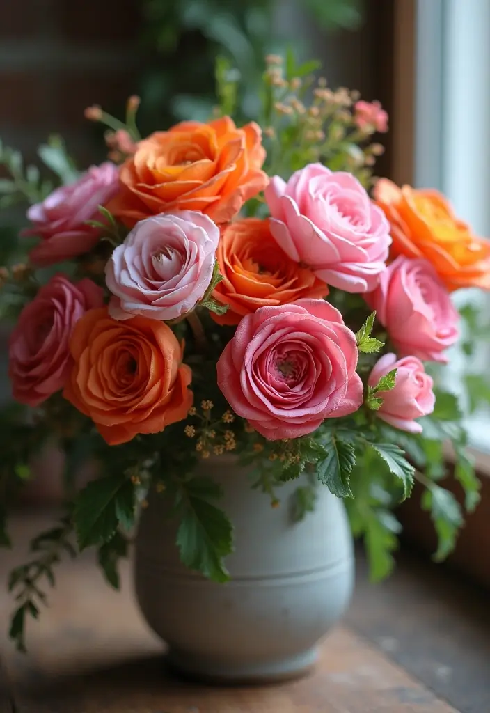 28 Ribbon Craft Ideas That Turn Simple Ribbon Into Beautiful Projects - 12. Ribbon Flower Bouquet