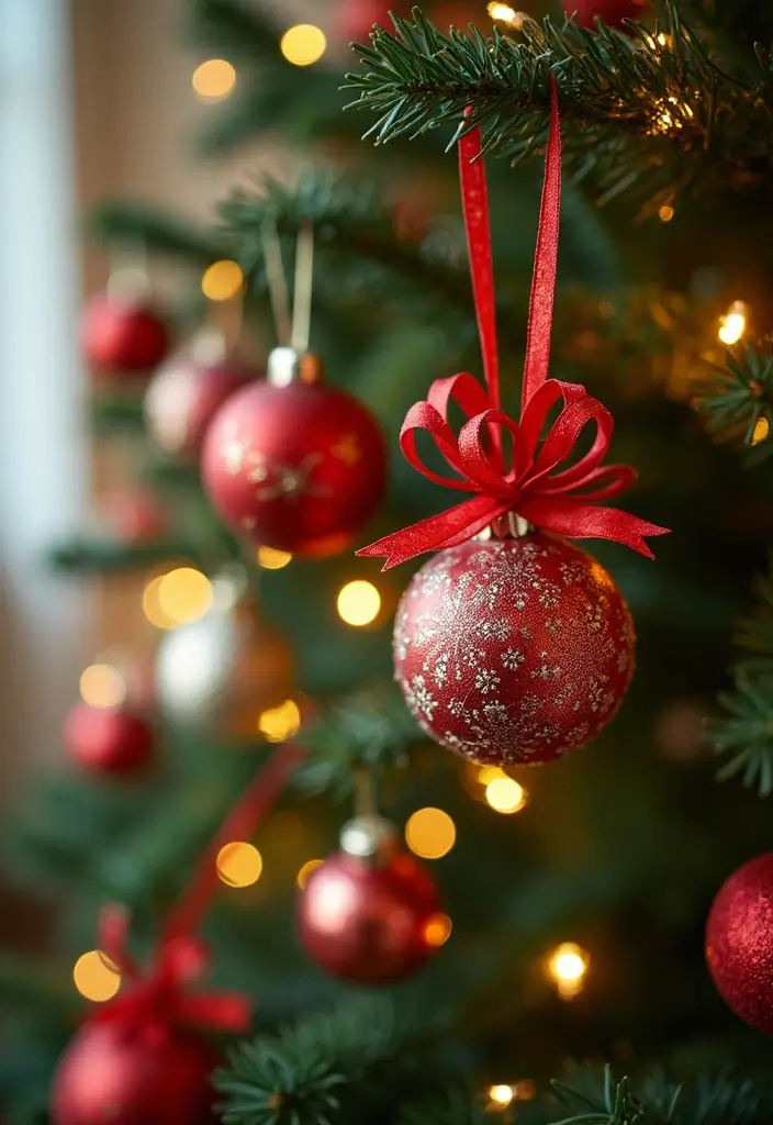 28 Ribbon Craft Ideas That Turn Simple Ribbon Into Beautiful Projects - 17. Ribbon Christmas Ornaments