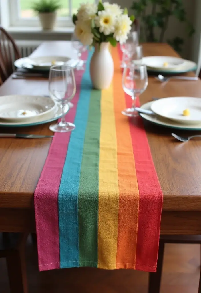 28 Ribbon Craft Ideas That Turn Simple Ribbon Into Beautiful Projects - 18. Ribbon Table Runner