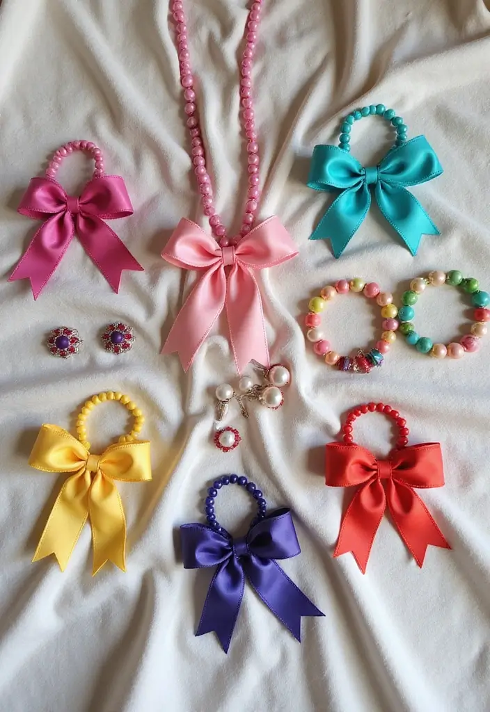 28 Ribbon Craft Ideas That Turn Simple Ribbon Into Beautiful Projects - 25. Ribbon Jewelry