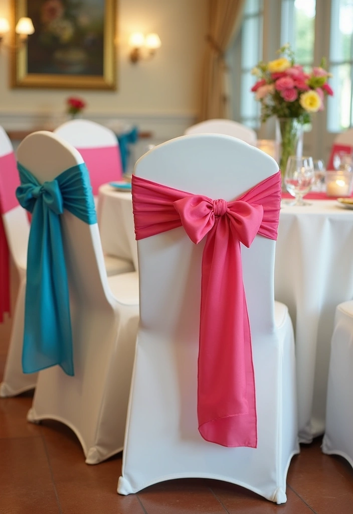 28 Ribbon Craft Ideas That Turn Simple Ribbon Into Beautiful Projects - 26. Ribbon Sash for Chairs