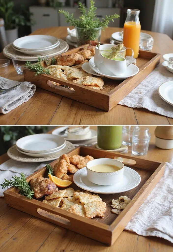 28 Room Craft Ideas That Personalize Your Space Creatively 89 28 Room Craft Ideas That Personalize Your Space Creatively - 15. DIY Serving Tray