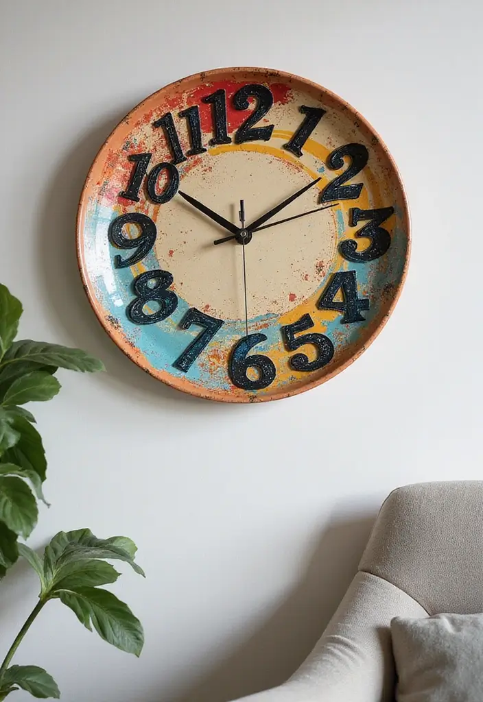28 Room Craft Ideas That Personalize Your Space Creatively 137 28 Room Craft Ideas That Personalize Your Space Creatively - 23. Quirky Wall Clocks