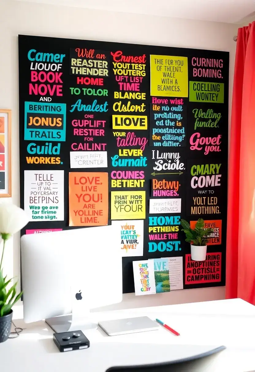 28 Room Craft Ideas That Personalize Your Space Creatively 165 28 Room Craft Ideas That Personalize Your Space Creatively - 27. Inspirational Quote Boards